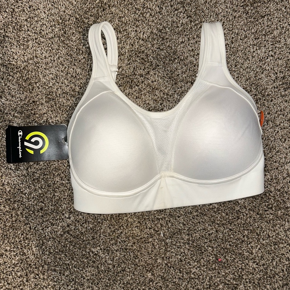 Champion White Sports Bra